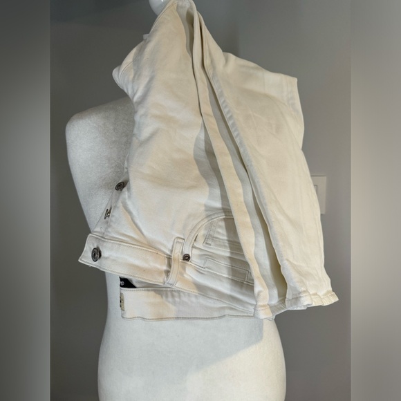 Citizens of Humanity Emerson Slim Boyfriend White Straight Leg Jeans Size 32 - Picture 6 of 9